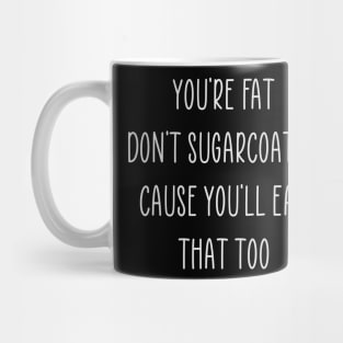 Funny Diet Fat Weightloss Fasting Gym Workout Fitness Health Mug